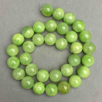 Natural Stone Beads on Thread, Onyx, 12mm