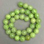 Natural Stone Beads on Thread, Onyx, 12mm