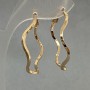 Xuping Earrings Hoops Gold Plated 18K, thickness 2mm±, diameter 35mm±