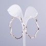 Xuping Earrings Hoops Gold-Plated 18K, thickness 2mm±, diameter 40mm+