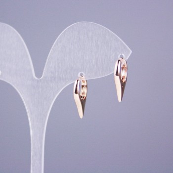 Earrings Xuping 18K Gold Plating, length 18mm+