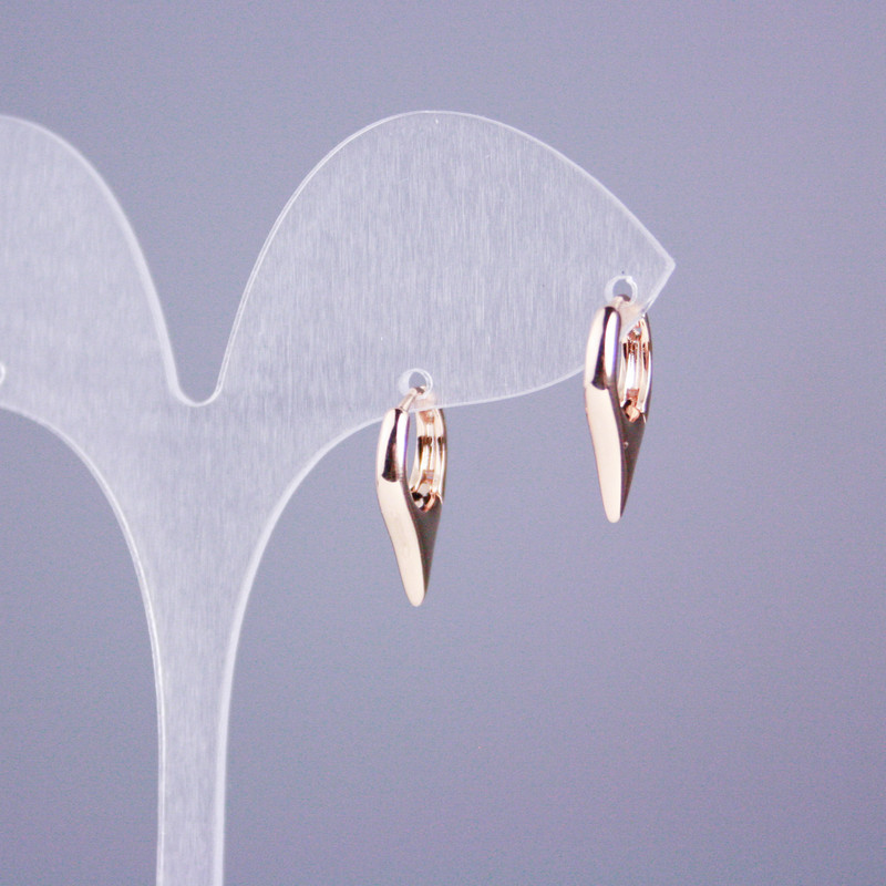 Earrings Xuping 18K Gold Plating, length 18mm+
