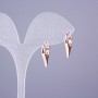Earrings Xuping 18K Gold Plating, length 18mm+