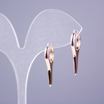 Earrings Xuping 18K Gold Plating, 25 mm length