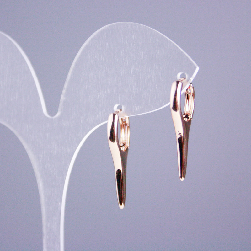 Earrings Xuping 18K Gold Plating, 25 mm length