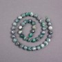 Lepidolite Beads on Thread Natural Stone, faceted round 8.5mm +/-, length 38cm +/-