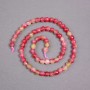 Multicolor Tourmaline Beads on Thread, Faceted Round Bead Ø6mm+, Length 38cm+