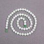 Angelite Beads natural stone faceted ball, diameter 6mm±, length 38cm± on thread