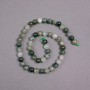 Rutilated Quartz Beads on Thread, Natural Stone, Smooth Round Beads, 6 mm ±, Length 39 cm ±