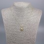 Xuping Chain 18K Gold Plating with Sun Pendant, 17x16 mm ±, with extension chain, length 53 cm ±, thickness 1 mm ±