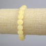 Bracelet Citrine Faceted Coin, diameter 10.5mm, length 18cm ± (stretch)
