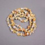 Beads on Thread Yellow Agate Chips, diameter 8x7x4mm+-, length 80cm+-