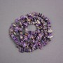 Charoite Beads on Thread, Chip, 11x6x4 mm, length 80 cm