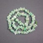 Amazonite Beads on Thread Natural Stone Chip, diameter 11×7×4mm±, thread length 39cm±