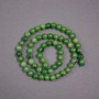 Jadeite Beads on Thread Canadian Natural Stone Smooth Round Beads, diameter 6.5mm±, length 38cm±