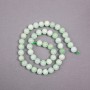 Amazonite Beads on Thread Natural Stone Smooth Round 8.5mm diameter, length 38cm