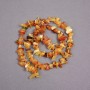 Amber Beads on Thread Chunk Amber, diameter 8x3mm±, length 39cm±
