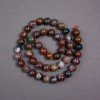 Petersite Beads on Thread Natural Stone Smooth Round Bead, diameter 8.5mm ±, length 39cm ±
