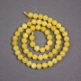 Citrine Beads on Thread Smooth Round Beads, diameter 6.5 mm, length 38 cm