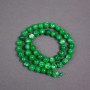 Chrysoprase Beads on Thread Smooth Round Beads, 6.5 mm diameter, length 38 cm