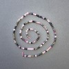 Turmaline Beads on Thread Assorted Natural Stone Cube, diameter 2.5×2.5mm, thread length 39cm