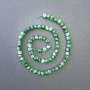 Chrysoprase Beads, natural gemstone, faceted cube shape, 5x5x5 mm +/-, thread length ~38 cm