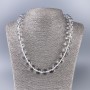 Necklace made of Rock Crystal Smooth Beads, 12.5 mm diameter +-, length 45 cm+-