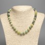 Necklace Australian Jadeite acrylic beads (artificial) smooth ball, diameter 10.5mm, length 48cm