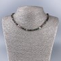 Tourmaline Necklace with Natural Stone Faceted Cubes 4x4mm, ~50cm