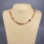 Carnelian Bead Natural Stone Rondelle, diameter 6×8mm ±, length 48cm ±