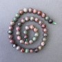 Watermelon Garnet Beads natural stone smooth round beads, diameter 8.5mm, length 39cm