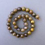 Yellow Petersite Beads Natural Stone Smooth Sphere 12mm Ø, 39cm+ length