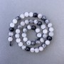 Rutilated Quartz Beads Hairy (Hair-like) Natural Stone Round Beads, 8.5 mm diameter, 39 cm length