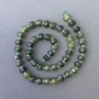 Jadeite Beads Canadian Natural Gemstone Faceted Rondelle on Thread, 7.5×6 mm±, 38 cm± Length with 3×2 mm± Seed Beads