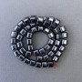 Hematite Beads Cubes on Thread, 8mm diameter ±, 40cm length ±