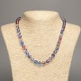 Opal Glass Beads Blue Chameleon Smooth Ball, 8mm ± diameter, Length 49cm ±