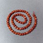 Red Jasper Beads (pre-cut) smooth round beads, diameter 6mm±, length 39cm± on a thread