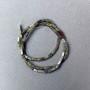 Jasper Beads Dragon's Blood Jasper natural stone rectangular, diameter 2x4.5mm+-, length 38cm+- on thread
