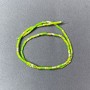 Variscite Beads, light green (pressed) faceted, 2×4 mm, 38 cm on monofilament