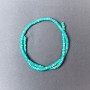 Variscite Turquoise Beads (raw) Rondelle, diameter 4.5×2.5mm, length 39cm, on thread