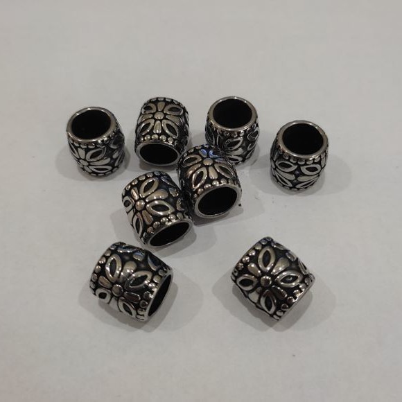 Bead Inlay Findings, diameter 12.5 mm inner, diameter 5 mm± (price per 1 piece)