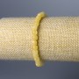 Bracelet Citrine Natural Stone Faceted Cube, 5.5mm diameter, stretchy, 18cm long