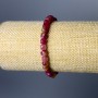 Bracelet Polychrome Tourmaline Faceted Cube, diameter 5.5mm ±, length 18cm (elastic)