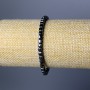 Hematite Cube Bracelet, diameter 4mm ±, length 18cm (stretch)