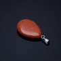 Drop Pendant Aventurine (Synthetic) Gold 2.5x1.7cm (+/-)