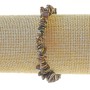 Bronzite Bracelet natural stone chip, diameter 7x3mm±, length 18cm± (stretch)