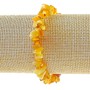 Bracelet Amber Chip, diameter 8x3mm, length 18cm, stretch