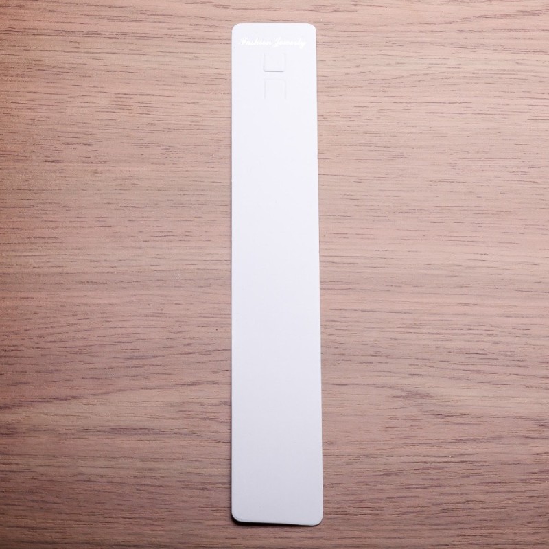 Bracelet Display Tray 21×3.3 cm White Cardboard 100 pcs