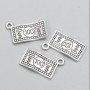 Finding Pendant "Money" 7x13mm packaged 25 pcs +-. 20g