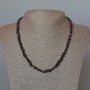 Garnet Necklace natural gemstone chip, diameter 5×2mm +-, length 45cm+-